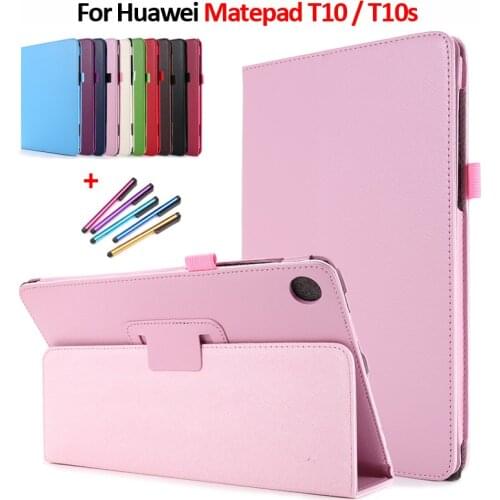 Case for Huawei Matepad T 10s 10.1 AGS3-L09/W09 Tablet Cover Folding Leather Stand Flip Cover for Huawei Matepad T10 T10s Case