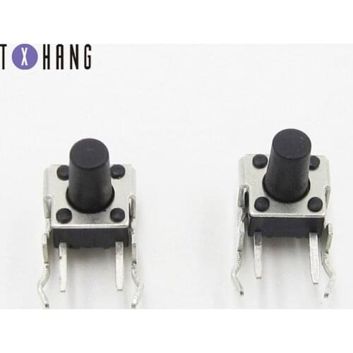20PCS 6*6*6MM lot Tactile Tact Push Button Micro Switch 6*6*6 MM 4 pins DIP 6x6x6 diy electronics