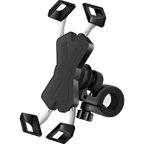 Bicycle Phone Holder For iPhone Samsung Motorcycle Mobile Cellphone Holder Bike Handlebar Clip Stand GPS Mount Bracket Clamp