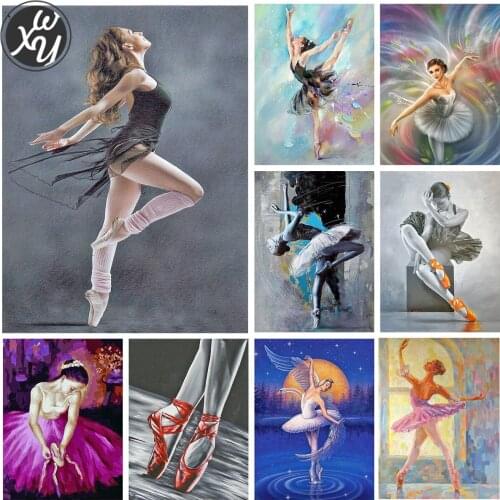 WEIWEI Diamond Painting Ballet Diy 5D Diamond Mosaic Dancer Full Square/round Cross Stitch Home Decoration Handicraft Gift Decor