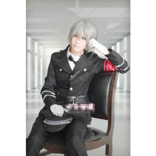 Japanese game Togainu no Chi cartoon Anime cosplay Halloween Akira Unisex cos military uniform costumes male female cosplay