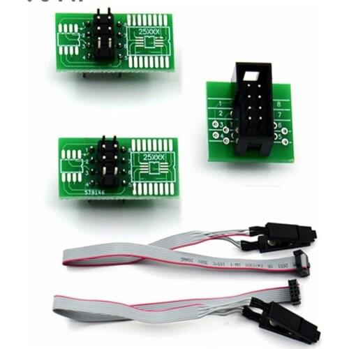 OIC8 SOP8 Test Clip For EEPROM 93CXX / 25CXX In-Circuit Programming+2 Adapters For TL866CS TL866A EZP2010 Free Shipping