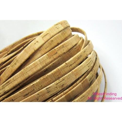 10mm Cork leather Natural 10x2mm Cork leather cord