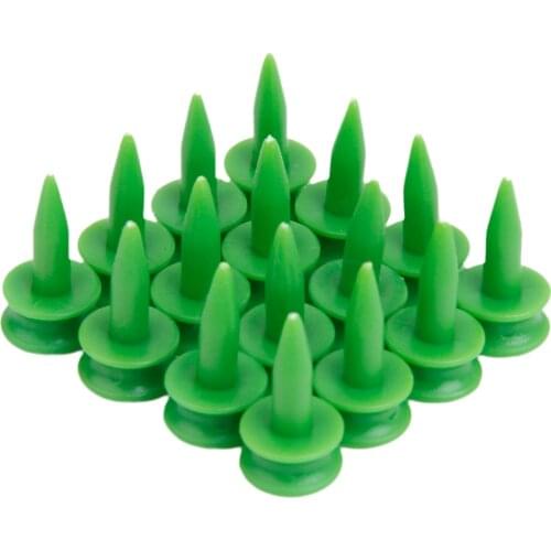 100pcs 23mm Professional Small Green Plastic Golf Tee Step Castles Tees Golfer