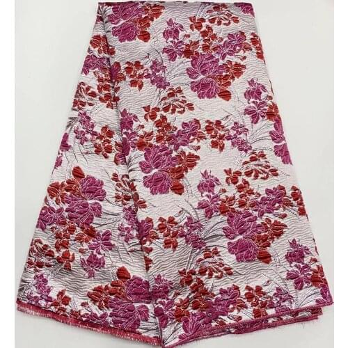 5yards/pc) Very beautiful African party lace fabric latest jacquard weave lace fabric for attractive dress FZZ975