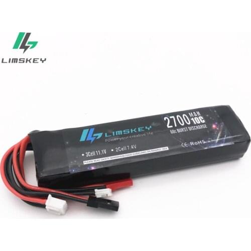 11.1V 2700mAh 10C 3S Li-Poly RC Battery for Walkera DEVO 7 DEVO 10 DEVO12E F12E WFLY9 RadioLink AT9 AT10 Transmitter