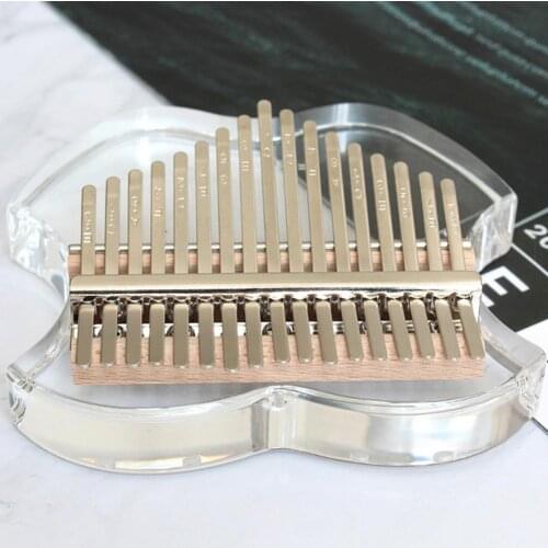 8-key/17-key acrylic finger piano, transparent and fast learning songbook professional thumb piano beginner finger keyboard