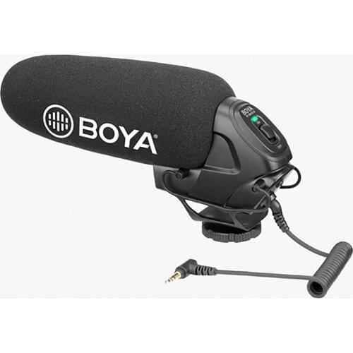 BOYA BM3030 Condenser Microphone On Camera MIC Wired 3.5mm Recording Studio Voice For Canon Youtube Professional Microphone 1 or