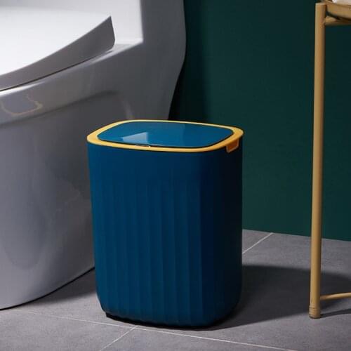 1L Smart Sensor Garbage Bin Kitchen Bathroom Toilet Trash Can Best Automatic Induction Waterproof Bin with Lid Living Trash Can