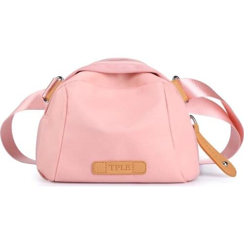 Nylon Female Shoulder Bags Solid Color Women Messenger Bags Waterproof Ladies Crossbody Bags Fashion Tote Bags for Girls Purses