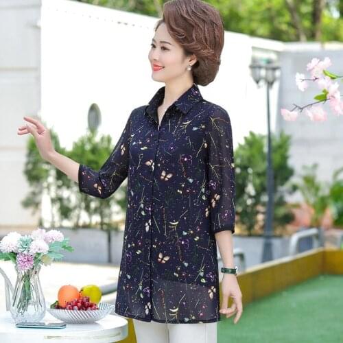 NIFULLAN Dark Blouses