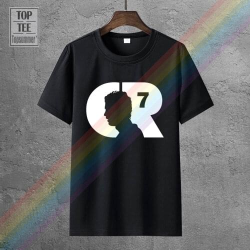 Christiano Ronaldo Cr7 No.2 New T Shirt Black & White Avl