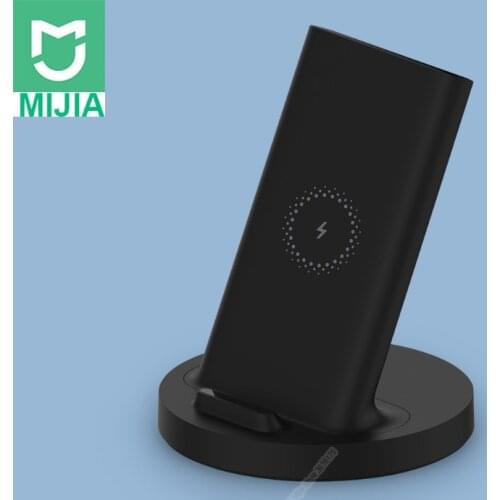 Original Xiaomi Vertical Wireless Charger 20W Stand Horizontal For Mi 9 (20W) MIX 2S / 3 / S10 (10W) Qi Compatible Multiple Safe