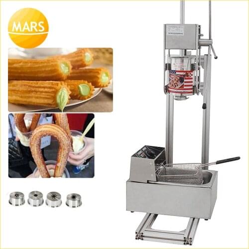 Mars 3L manual churros making machine /churros maker; spanish churro machine spain donut machine Latin fruit maker