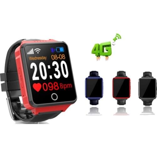 4G Parent health wrist band phone GPS tracking SOS bracelet elderly smart watch