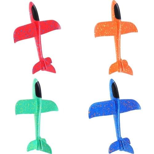 High Quality EPP Foam Hand Throw Airplane Outdoor Launch Glider Plane Kids Gift Toy 37CM Interesting Toys