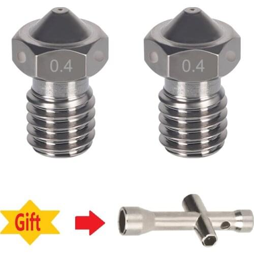 2pcs High Quality V6 Hardened Steel 1.75mm M6 Thread Extruder Hotend 3D Printer Parts For PEI Carbon Fiber Filament E3D HOTEND