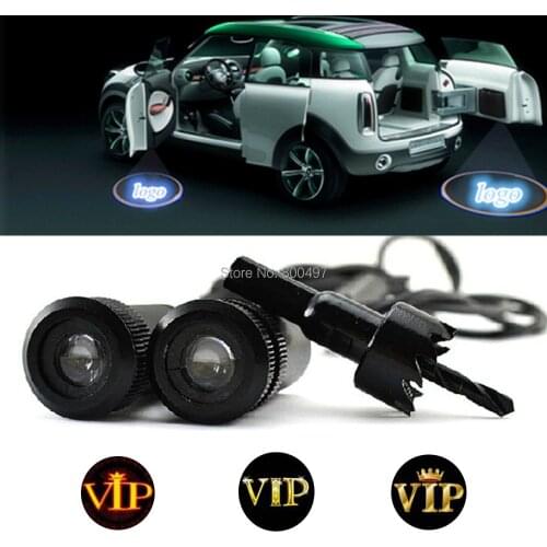 2 x Universal 5W High Power Car Door Welcome Ghost Shadow Projector LED Laser Logo LightsDoor Courtesy Lights for VIP Series