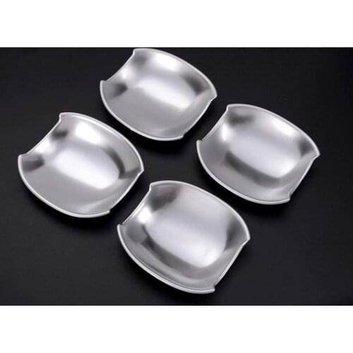 ABS Chrome Exterior Door Handle Bowl Cover Trim 4pcs For Jaguar XE XF 2016