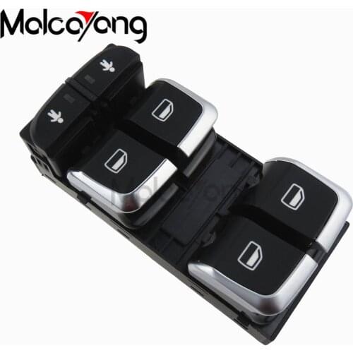 4G0959851, 4G0 959 851 5PR Master Window Control Switch Button For Audi A6 C7 A6 Allroad A6 Avant A7 Q3 2011 2012 2013 2014