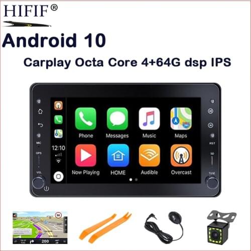 7 "IPS DSP 4GB 64GB Autoradio 2 din Android 10 GPS Navigation For Alfa Romeo 159 Brera Spider Sportwagon Multimedia Audio Stereo