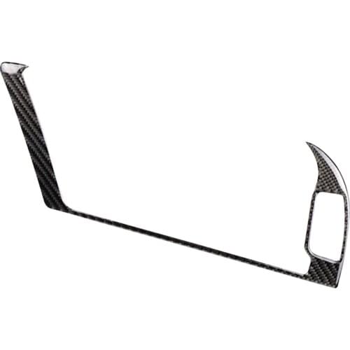 Carbon Fiber Car GPS Navigation Frame Cover Trim For Audi A4 B8 A5 09-16