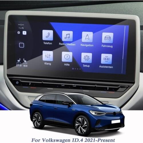 Car Styling Dashboard Display Film For Volkswagen ID.4 2021-Present GPS Navigation Screen Glass Protective Film Auto Accessories