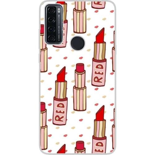 Compatible with TCL-20-SE-4G silicone gel tpu case cover case custom drawing design anti-shock girls 009 case