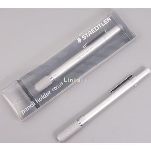 Staedtler 900 25 Pencil Holder Pencil Extender Silver,sketch professional drawing tool,School supplies