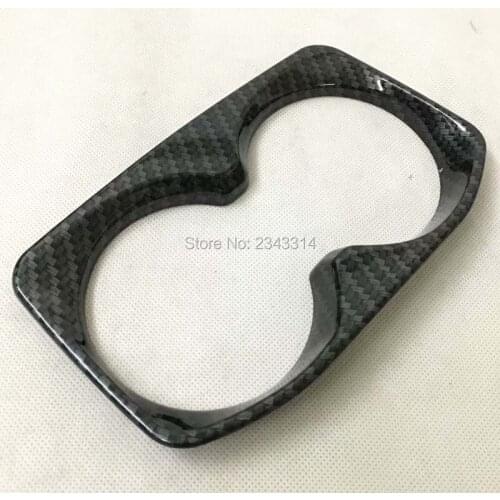 For 2017 2018 Peugeot 3008 5008 ABS Front Console Panel Water Cup Holder Cover Trim Protector Sticker Car Styling Accessories