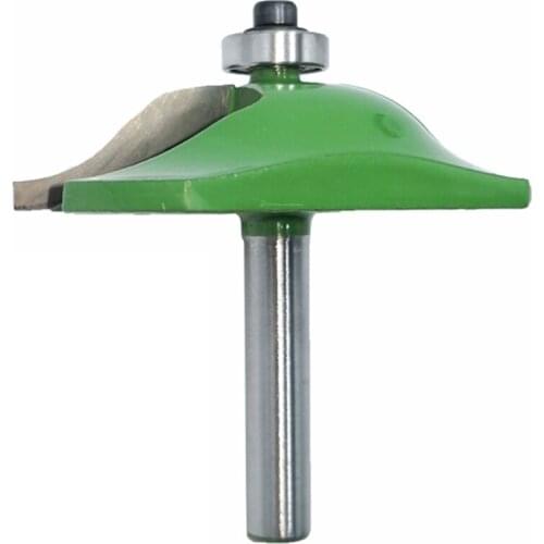 8Mm Shank 2-1/2 inch Raised Panel Router Bit Door Window Cove Line Milling Cutter Woodworking Cutting for Wood Tools