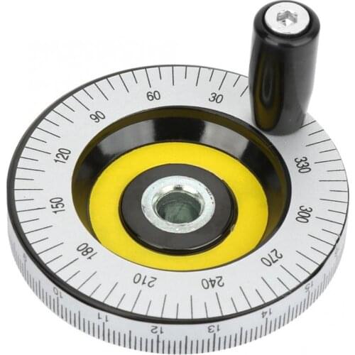 80mm Solid Hand Wheel Scale Hand Wheel Mechanical Parts Bakelite Machine Handle Calibrated Handwheel CNIM Hot