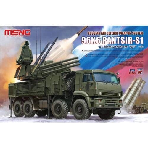Meng Model SS-016 1/35 Russian Air Defense Weapon System 96K6 Pantsir-S1 - Scale Model Kit