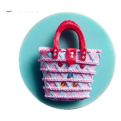 2015 NEW!!!! Free shippingsell hot fashion bag shaped silicone mold fondant cake molds,silicone mold soap,chocolate mold