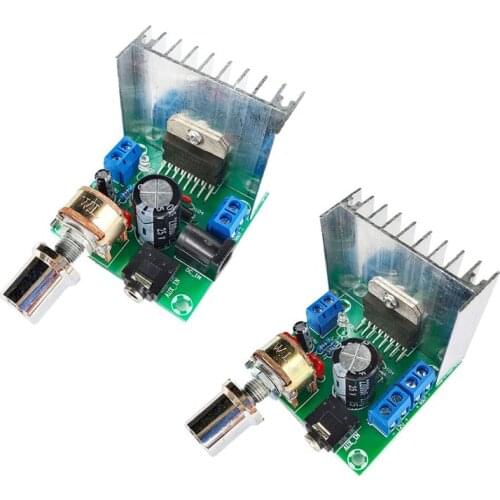 New TDA7297 Digital Amplifier Board DC 12V 2 x 15W 2.0 Dual Stereo Channel Low Noise
