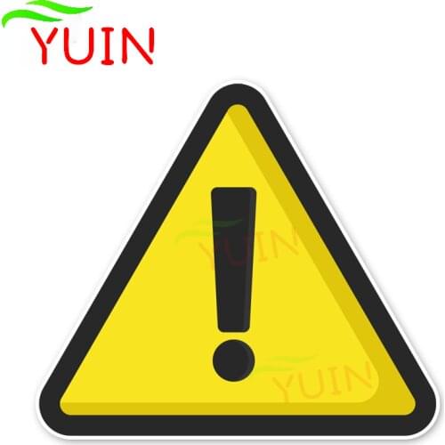 Personalized Warning Sign Car Sticker Motorcycle Auto Accessories PVC Bumper Window Decoration Waterproof Decal 13*11cm