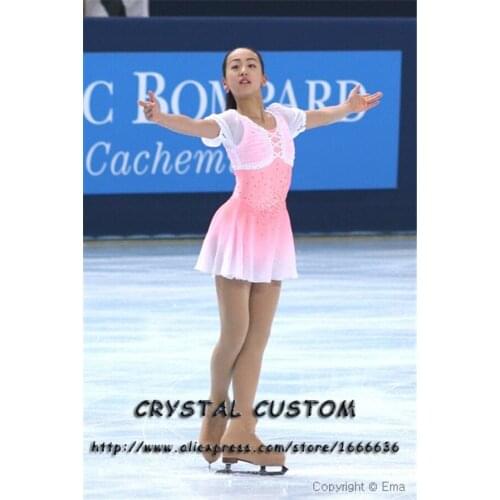 Custom Figure Skating Dresses For Women With Spandex Graceful New Brand Figure Skating Competition Dress Girls DR2706
