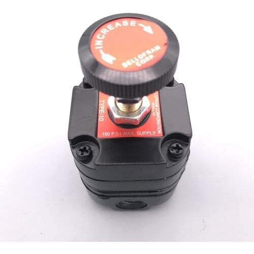 BELLOFRAM TYPE-10 2~120PSI pressure regulating valve 962-191-000 black precision pressure reducing valve