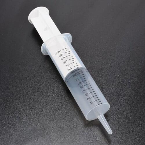 1 Piece Glue Syringe150ML Syringe Large Plastic Syringe Measuring Reusable For Liquids Gels Glues Mayitr
