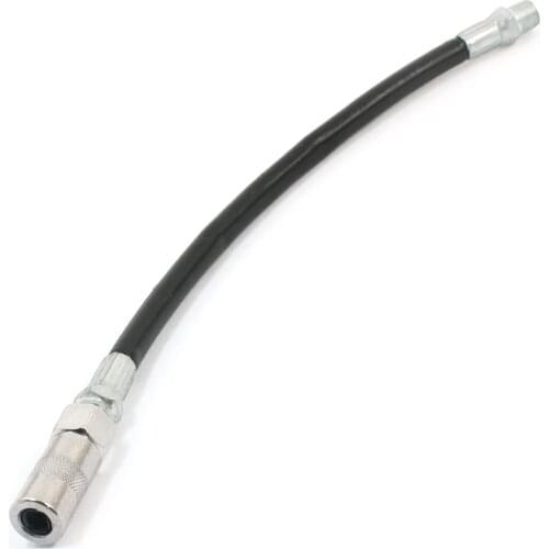 Hand Operated Whip Extension Flexible Grease Gun Hose Pipe Fitting 4500 Psi 1/8 Npt 10.5" Long An Ideal Grease Gun Fttings