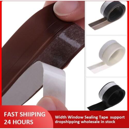 5M Door and Window Seal Silicone Weatherproof Strip Sealing Sticker Open Work Adhesive Tape Window Sliding Door Silicone Seals