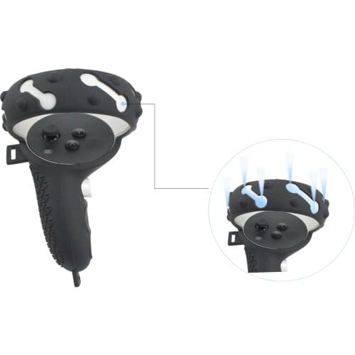 Suitable for oculus quest 2 VR accessory controller silicone protective cover anti-sweat and non-slip
