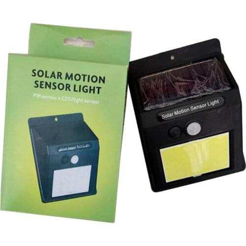 Waterproof 48 LED Solar Power PIR Motion Sensor Garden Wall Light Outdoor Home Light