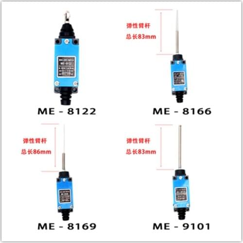 1PC Waterproof ME-8108 8107 8166 9101 Position Switches Micro-motion TZ-8122 Limit Switch For Roller Resets Mechanical Inductor