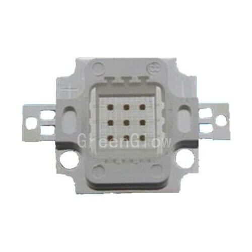 10X Hot sale10w high power deep red 730nm IR infrared LED for grow led lighting free shipping