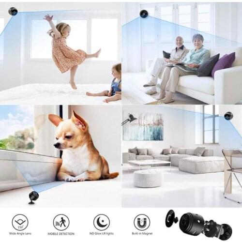 1080P HD IP Mini Camera Wireless Wifi Security Camera Remote Control Surveillance Camera Night Vision Mobile Detection Camera