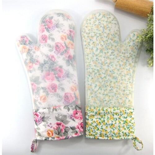 120 pcs Thicker kitchen silicone oven glove heat resistant oven mitt cooking glove