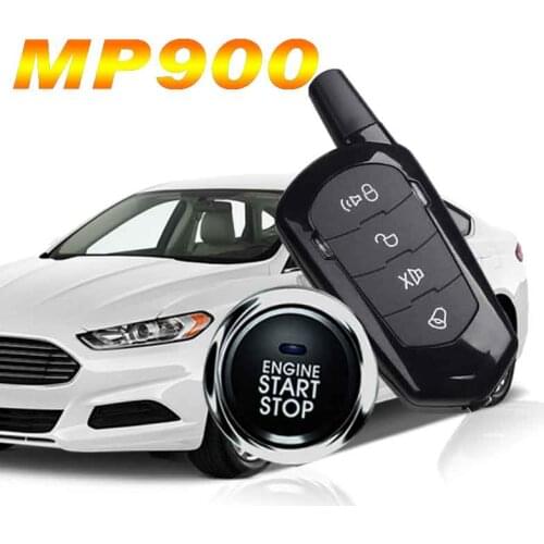 Car Bluetooth central locking with remote start and alarm Vibration alarm starline a93 start stop button keyless entry Car Alarm