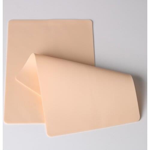 Free Shipping 5Pcs Silicon Permanent Eyebrow Makeup Tattoo Practice Skin Premium Blank Practice Synthetic Skin for Beginners