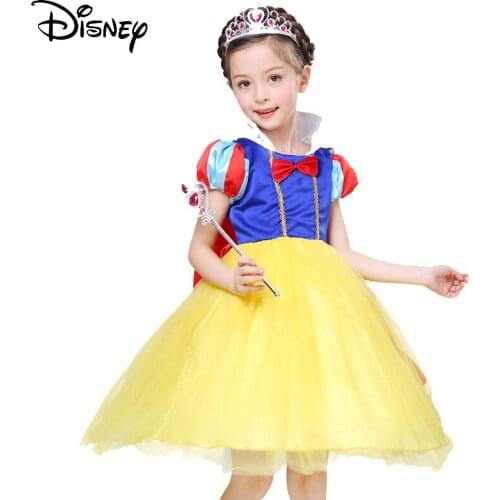 Disney Frozen 2 Girls Children Clothes Anna Elsa Baby Elza Costume Kids Summer Princess Vestidos Infantis tulle dress